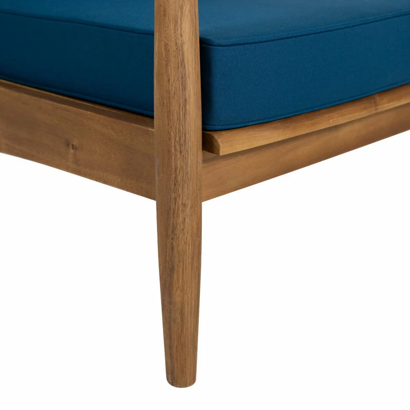 Brand new ๐ GDFStudio Davion Outdoor Acacia Wood Club Chair ๐ - Image 4