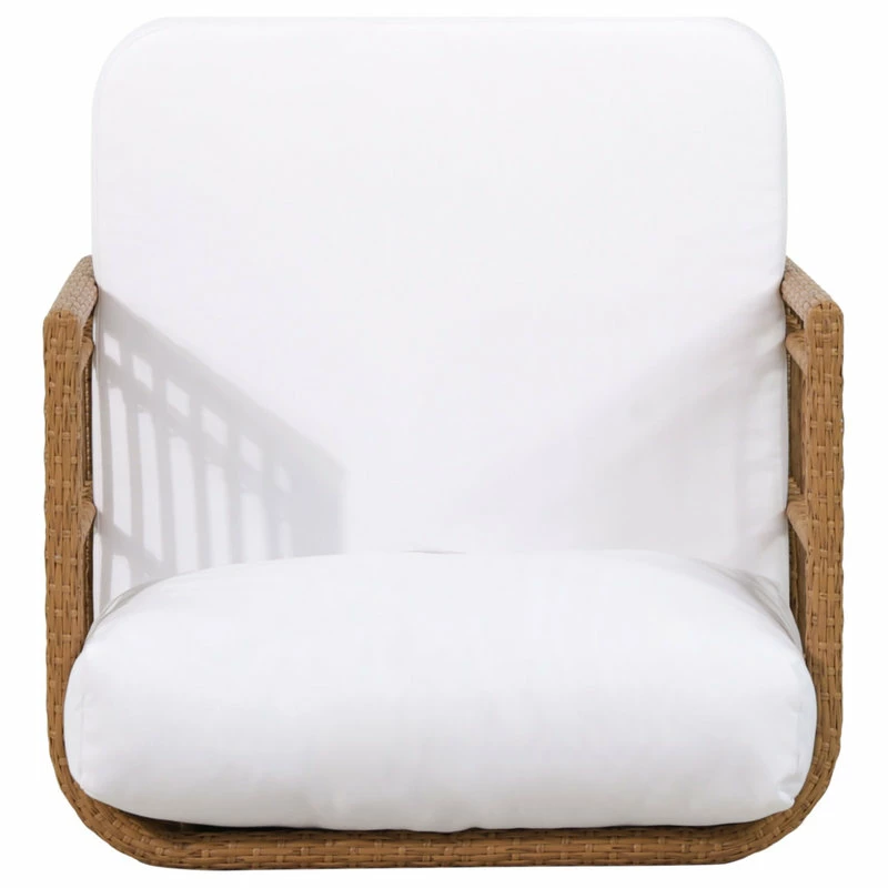 Brand new ๐งจ GDFStudio Rauser Outdoor Wicker Club Chair With Water Resistant Cushion (Set Of 2) ๐ - Image 10