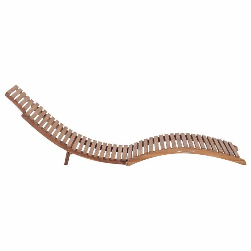 Discount ⌛ Vida XL LLC VidaXL Folding Sun Lounger Solid Teak Wood 😍 - Image 7