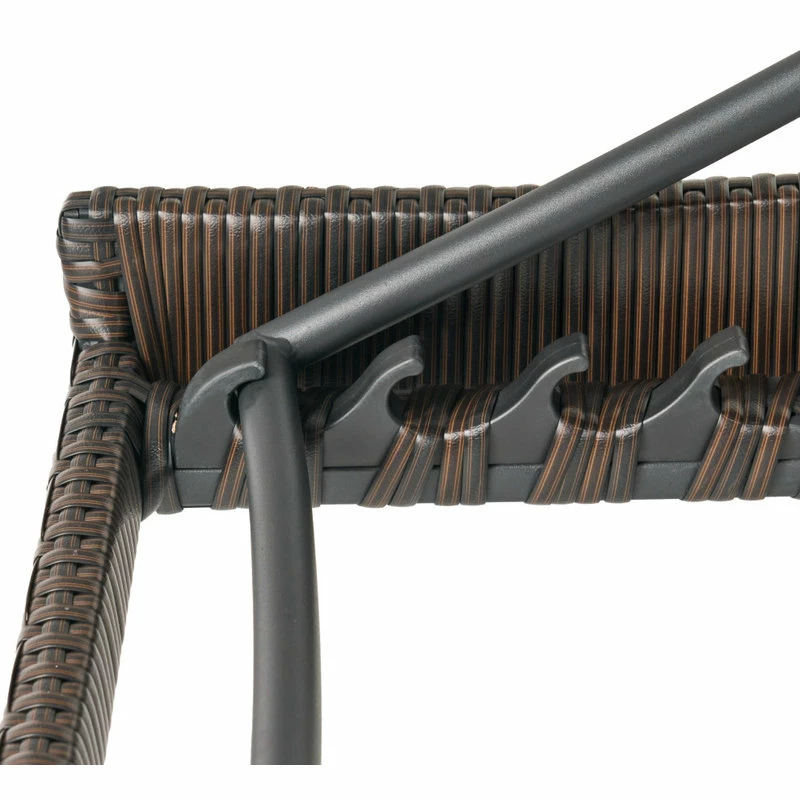 Best Sale 💯 GDFStudio GDF Studio Burnham Outdoor Brown Mesh Chaise Lounge Chair, Set Of 2 🔔 - Image 4