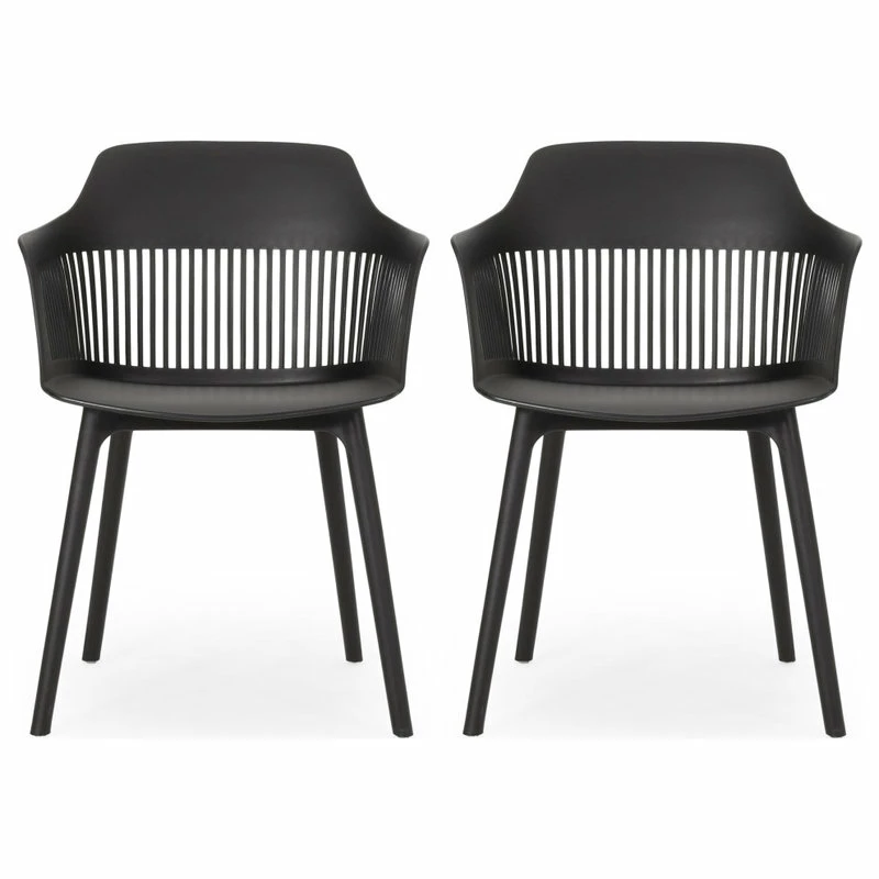 Coupon ๐ GDFStudio Gable Outdoor Dining Chair, Set Of 2, Black ๐