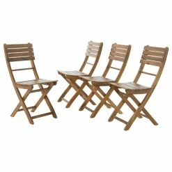 Best reviews of ๐ฏ GDFStudio GDF Studio Vicaro Outdoor Natural Acacia Wood Foldable Dining Chairs, Set Of 4 ๐
