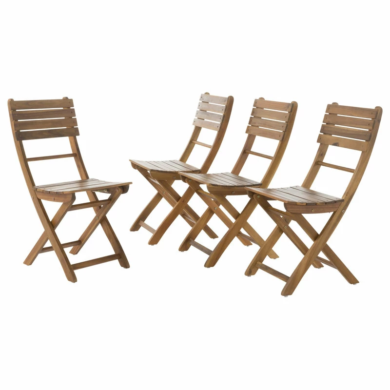Best reviews of ๐ฏ GDFStudio GDF Studio Vicaro Outdoor Natural Acacia Wood Foldable Dining Chairs, Set Of 4 ๐