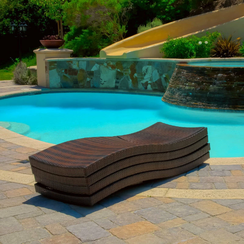 Budget 😀 GDFStudio Lakeport Outdoor Adjustable Chaise Lounge Chairs, Set Of 4 🥰 - Image 3