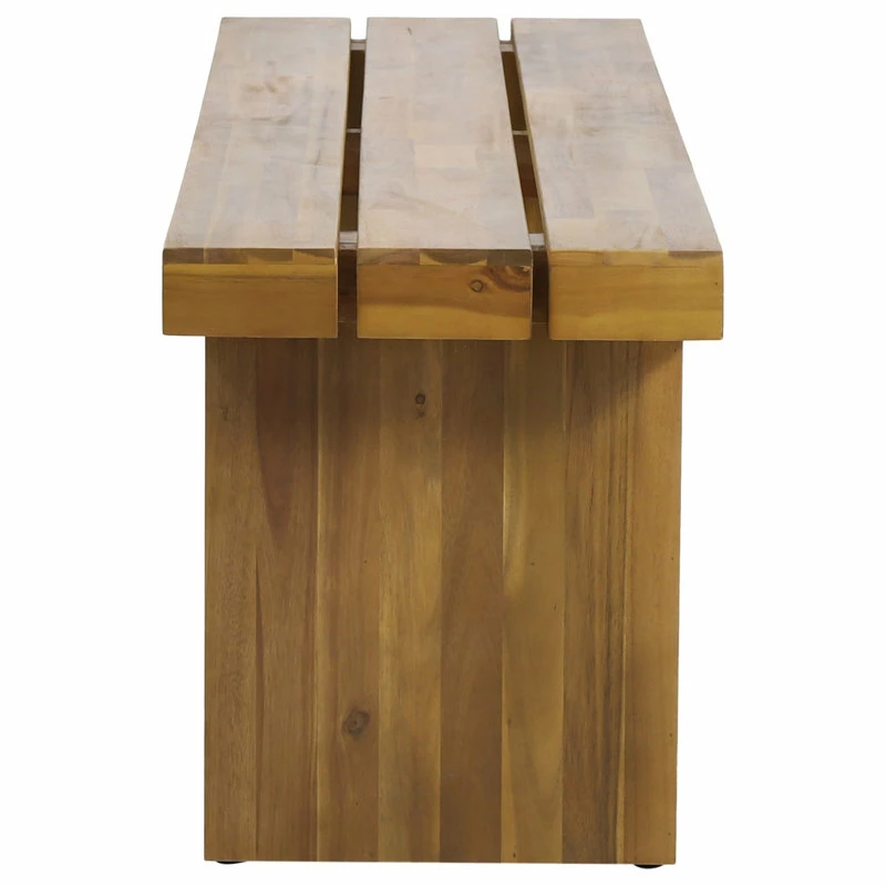 Best reviews of โ GDFStudio Bagwell Appling Outdoor Acacia Wood Bench, Natural ๐ - Image 5