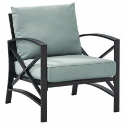 Deals ๐ฅ Crosley Kaplan Armchair Mist/Oil Rubbed Bronze ๐ฏ