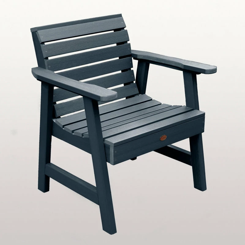 Best Sale ๐ Highwood Weatherly Garden Chair, Federal Blue ๐ - Image 2