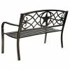 Hot Sale 🔥 Patio Premier Lone Star Metal Park Bench - Bronze 🤩