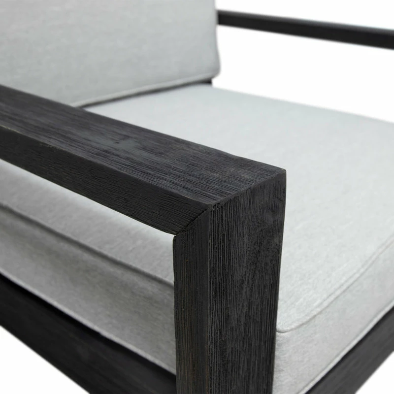 Wholesale ๐คฉ GDFStudio Susan Outdoor Acacia Wood Club Chairs With Cushions, Set Of 2, Light Gray ๐ - Image 12