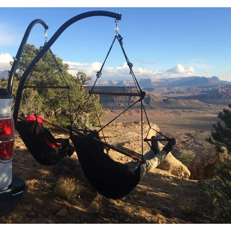 Budget ๐งจ King's Pond Enterprises Hammaka Hammocks Original Hanging Air Chair, Midnight Blue, Wood โ - Image 13