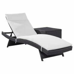 Best deal โญ Crosley Biscayne Chaise Lounge, White โ