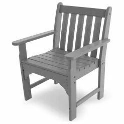 Best Sale ✨ Polywood Vineyard Garden Arm Chair, Slate Gray 🌟