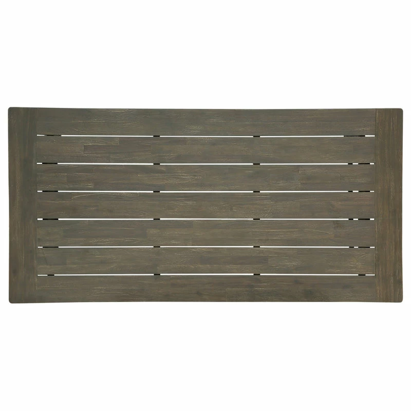 Buy ๐ GDFStudio GDF Studio Toby Outdoor Acacia Wood Dining Table, Sandlblast Gray /Black ๐ฅ - Image 5