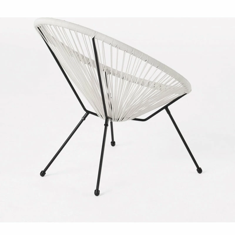 Best deal ๐ GDFStudio Major Outdoor Hammock Weave Chair With Steel Frame, Set Of 2, White, Black ๐คฉ - Image 8