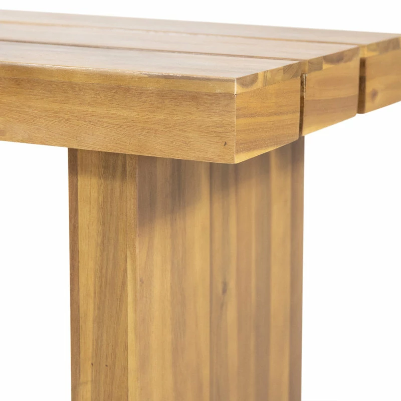 Best reviews of โ GDFStudio Bagwell Appling Outdoor Acacia Wood Bench, Natural ๐ - Image 2