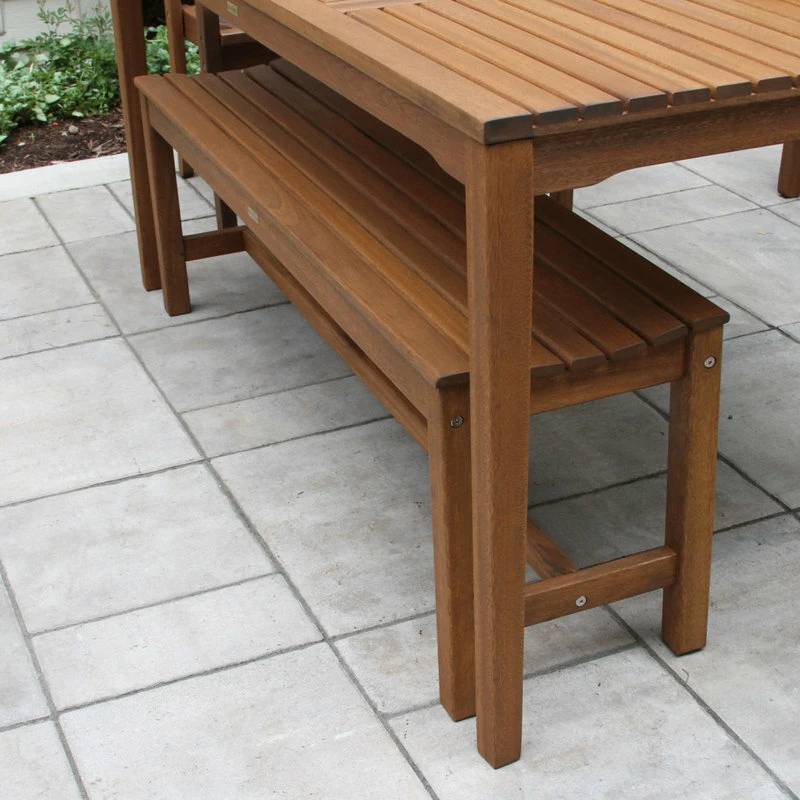 Flash Sale 😉 Outdoor Interiors Eucalyptus Backless Bench 🛒 - Image 5