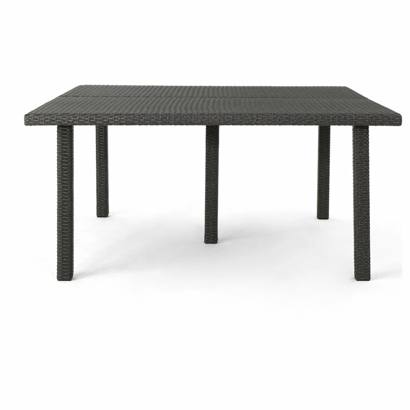 Best Sale ✨ GDFStudio GDF Studio 9-Piece Coral Outdoor Wicker Dining Set, Gray/Gray 🤩 - Image 10