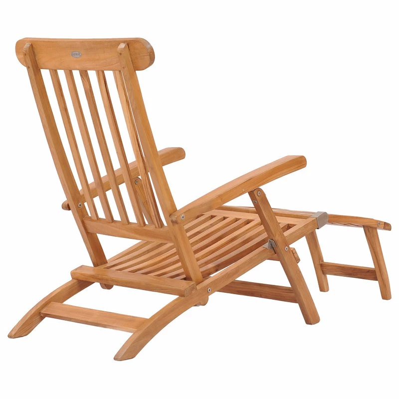 Buy ๐ Chic Teak Inc. Teak Wood Titanic Outdoor Patio Steamer Chair Made From A-Grade Teak Wood ๐คฉ - Image 8