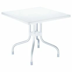Flash Sale 👏 Compamia Forza Square Folding Table, White 🥰