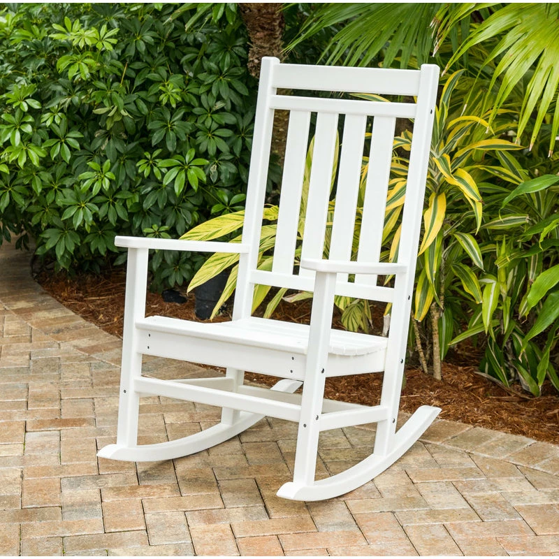 Promo ๐ Polywood Estate Porch Rocking Chair, Black ๐ - Image 3