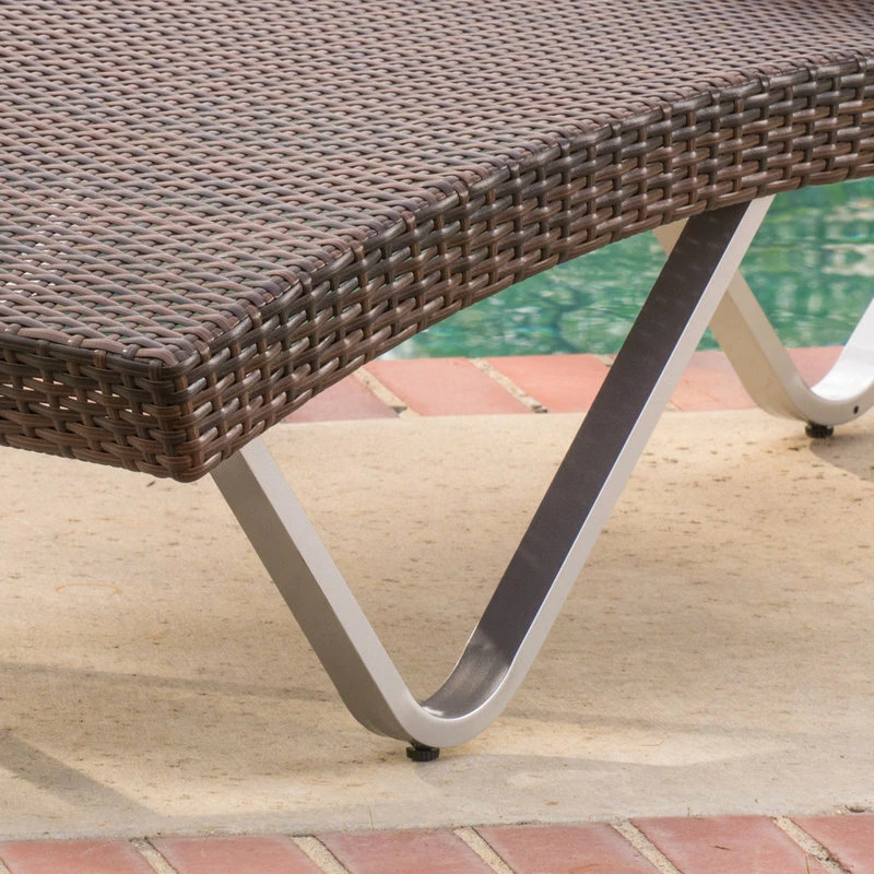 Best reviews of ✨ GDFStudio GDF Studio Manuela Outdoor Multibrown Wicker Chaise Lounge Chairs, Set Of 2 ✔️ - Image 3