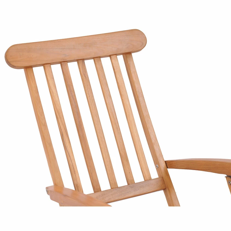Buy ๐ Chic Teak Inc. Teak Wood Titanic Outdoor Patio Steamer Chair Made From A-Grade Teak Wood ๐คฉ - Image 6
