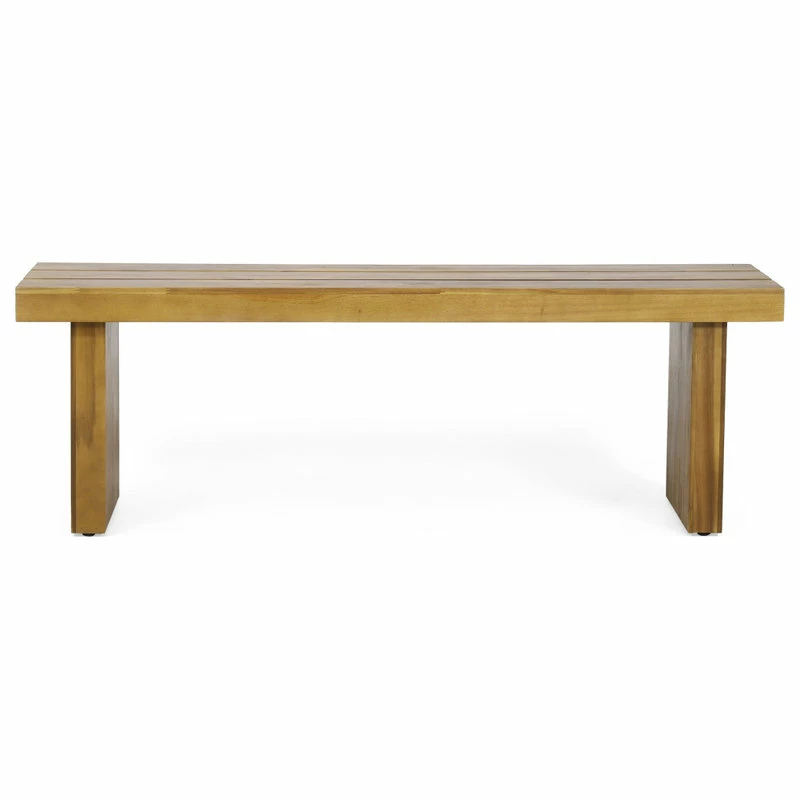 Best reviews of โ GDFStudio Bagwell Appling Outdoor Acacia Wood Bench, Natural ๐