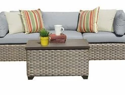 Cheapest ✔️ TKClassics Monterey 6 Piece Outdoor Wicker Patio Furniture Set 06b 🔥