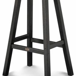 Top 10 🔥 Polywood Traditional 30" Saddle Bar Stool, Black 😀