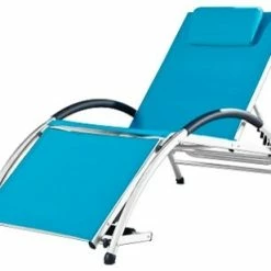 Brand new 🔔 Vivere Ltd Dockside Sun Lounger, Turquoise 🤩